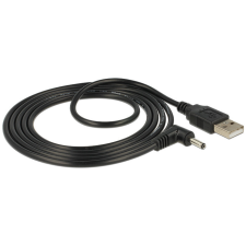 DELOCK Cable USB Power &gt; DC 3.5 x 1.35 mm Male 90° 1,5m Black kábel és adapter