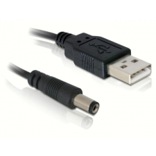 DELOCK Cable USB Power &gt; DC 5.5 x 2.1mm Male 1m kábel és adapter
