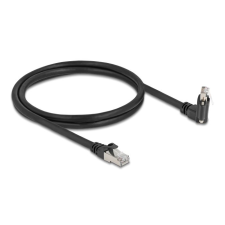 DELOCK Cat.6 S/FTP RJ45 kamera kábel 1m fekete (80917) (80917) kábel és adapter