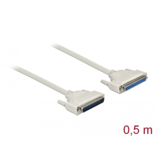 DELOCK D-Sub 37-ös soros kábel, dugó-hüvely, 0,5 m kábel és adapter