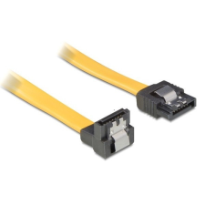 DELOCK Delock 82482 SATA sárga lefele / egyenes csatl. (fémlappal) 70 cm összekötő kábel kábel és adapter