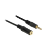 DELOCK DeLOCK 84666 audio kábel 1 M 3.5mm Fekete