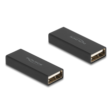 DELOCK Delock A-típusú USB 2.0 fém adapter anya - anya kábel és adapter
