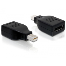 DELOCK Delock Adapter Displayport mini male &gt; Displayport female, fekete kábel és adapter