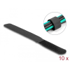 DELOCK Delock Befűzős kábelkötegelő hossza 180 mm fekete 20 mm, 10 db