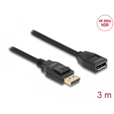 DELOCK Delock DisplayPort 1.2 hosszabbító kábel 4K 60 Hz 3 m kábel és adapter