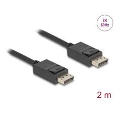DELOCK DeLock DisplayPort cable 8K 60 Hz 40 Gbps 2m Black kábel és adapter