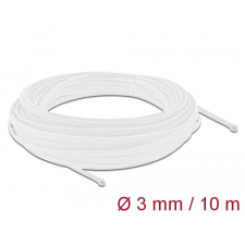 DELOCK Delock Fonott kábelharisnya nyújtható 10 m x 3 mm fehér egyéb hálózati eszköz
