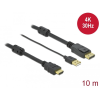 DELOCK Delock HDMI DisplayPort-kábel 4K 30 Hz 10 m