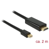 DELOCK Delock kábel mini DisplayPort 1.1 dugó > HDMI-A dugó csatlakzókkal 2 m