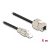 DELOCK Delock Kábel RJ45 dugasz terepen szerelhető Keystone Module RJ45 aljzathoz Cat.6A 5 m