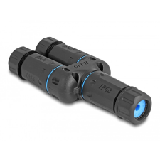 DELOCK Delock Kábelcsatlakoztató RJ45 anya 2 x RJ45 anya Cat.6A vízhatlan egyéb hálózati eszköz