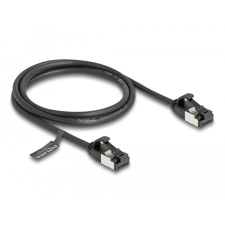 DELOCK Delock RJ45 kábel apa - apa Cat.8.1 flexibilis 1 m fekete kábel és adapter