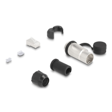 DELOCK Delock RJ45 moduláris dugasz Cat.6A átvezető csatolóval és védősapkával kábel és adapter