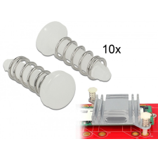 DELOCK Delock Rúgós, hutoborda rögzíto szegecs 10 darabos készlet fehér hűtés