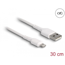 DELOCK Delock USB töltő kábel iPhone , iPad , iPod eszközökhöz fehér 30 cm kábel és adapter