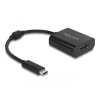 DELOCK Delock USB Type-C adapter HDMI (DP Alt Mode) 8K-hez HDR funkcióval fekete