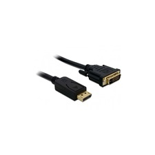 DELOCK DisplayPort 1.1 - DVI-D Dual Link kábel (2 m, passzív) kábel és adapter
