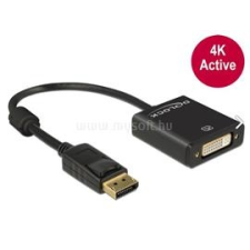 DELOCK Displayport 1.2 &gt; DVI 4K aktív átalakító (DL62599) kábel és adapter