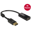 DELOCK - Displayport 1.2 - HDMI M/F 4K passzív - 62609