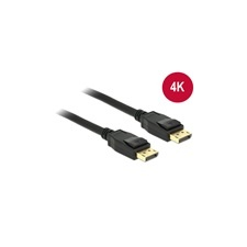 DELOCK DisplayPort 1.2 (M) - DisplayPort (M) 4K kábel 5 m (fekete) kábel és adapter