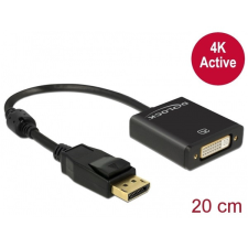 DELOCK Displayport 1.2 male &gt; DVI-D (Dual Link) (24+5) female 4K Active Adapter Black egér