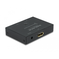 DELOCK DisplayPort 2 - 1 kapcsoló kétirányú 8K, 30Hz (11478) (delock11478) kábel és adapter