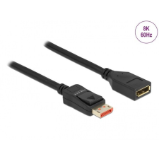DELOCK DisplayPort Extension Cable 8K 60 Hz 1m Black kábel és adapter