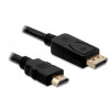 DELOCK Displayport - HDMI kábel, apa-apa 2m
