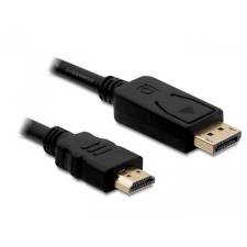 DELOCK Displayport - HDMI kábel, apa-apa 2m kábel és adapter
