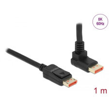 DELOCK DisplayPort kábel 8K 60 Hz 1m fekete (87054) (DL87054) kábel és adapter
