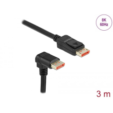 DELOCK DisplayPort kábel 8K 60 Hz 3m (87052) (DE87052) kábel és adapter