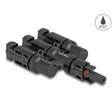 DELOCK DL4 napkonnektorok 1 x anya - 3 x apa (60025) napelem