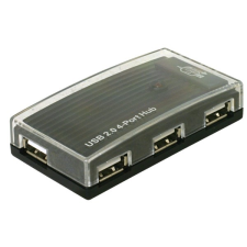 DELOCK DL61393 USB 2.0 HUB 4portos (DL61393) hub és switch