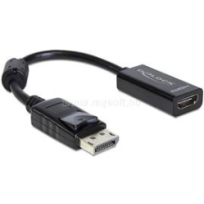 DELOCK DL61849 Átalakító Displayport 1.1 male to HDMI female passzív, fekete (DL61849) audió/videó kellék, kábel és adapter