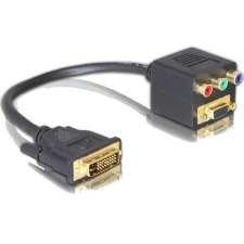 DELOCK DL65061 DVI29 male to VGA + 3xCinch female adapter (DL65061) kábel és adapter