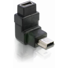 DELOCK DL65096 USB mini-B 5 tűs apa / anya 90° adapter (DL65096) kábel és adapter