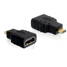 DELOCK DL65242 nagy sebességű HDMI mirco D male -> HDMI A female adapter (DL65242) kábel és adapter