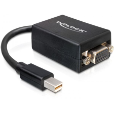 DELOCK DL65256 mini Displayport -> VGA 15 pin female adapter (DL65256) kábel és adapter