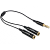 DELOCK DL65356 sztereo jack 3.5 mm apa -> 2 x sztereo jack anya 25 cm (DL65356)