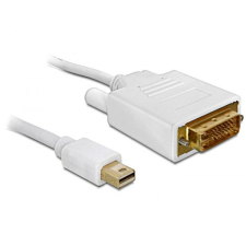 DELOCK DL82641 mini Displayport - 24 tűs DVI apa kábel 1m (DL82641) kábel és adapter