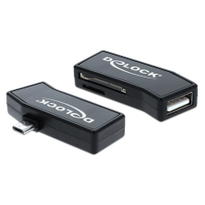 DELOCK DL91730 kártyaolvasó Micro USB OTG + USB port (DL91730) kártyaolvasó