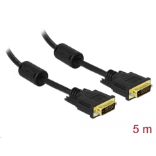 DELOCK DVI 24+1 apa > apa kábel, 5 m (83192) (83192) kábel és adapter