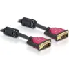 DELOCK DVI 24+1 pin Cable male - male 1.8m (84345)
