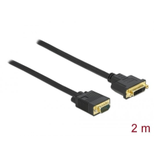 DELOCK DVI 24+5 female to VGA male 2m cable kábel és adapter