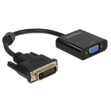 DELOCK DVI-D (Dual Link) male > VGA female Adapter Black kábel és adapter