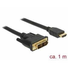 DELOCK DVI-D (Single Link) male > HDMI-A male cable 1m Black kábel és adapter