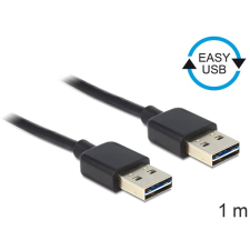 DELOCK easy-usb 2.0-a apa apa kábel, 1 m kábel és adapter