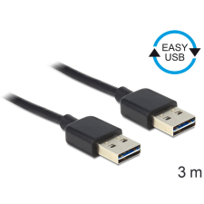 Delock EASY-USB 2.0-A apa > apa kábel, 3 m kábel és adapter