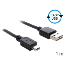 DELOCK easy-usb 2.0 -a apa usb 2.0 mini apa kábel, 1 m kábel és adapter